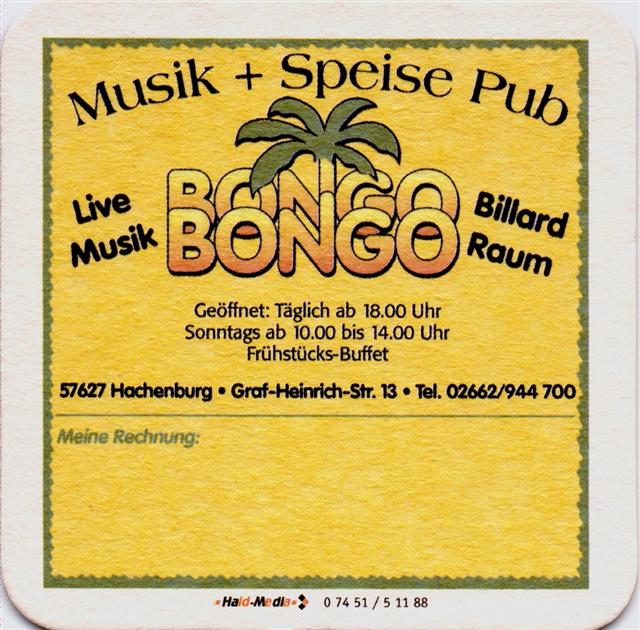 hachenburg ww-rp bongo 1a (quad185-musik & speise pub) 